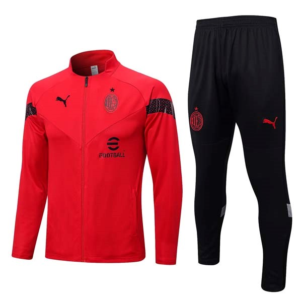 Trainingsanzug AC Milan 2022-23 Rote Schwarz